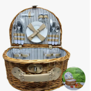 cesta de picnic vintage