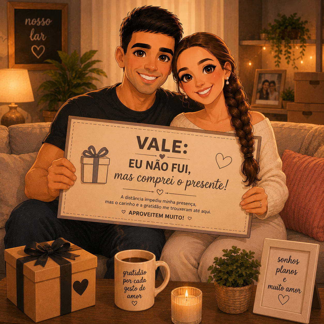 vale: não compareci, mas contribuí